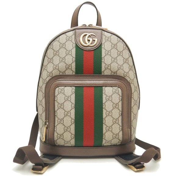 Gucci Handbags - Gucci GG Small Backpack Rucksack Beige